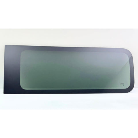 Driver Left Side Quarter Window Glass Privacy With Free Butyl Tape Compatible with Nissan NV1500 NV2500 NV3500 2012-2021 Models