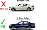 Driver Left Side Front Door Window Door Glass Compatible with Honda Accord 4 Door Sedan 2013-2017 Models