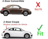 Back Window Rear Glass Compatible with Volkswagen New Beetle 2012-2019 2-Door Hatchback Models