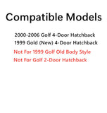 Driver Left Side Front Door Window Door Glass Compatible with Volkswagen Jetta 2000-2005 / Jetta (New) 1999 Models