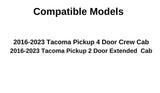 Driver Left Side Front Door Window Door Glass Compatible with Toyota Tacoma Pickup 2 Door Extended / 4 Door Crew Cab 2016-2023 Models