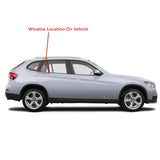 Glass Only Tempered Passenger Right Side Rear Vent Window Vent Glass Compatible with BMW X1 2011-2015 Models