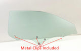 Clips Included Tempered Passenger Right Side Door Window Door Glass Compatible with Toyota Solara 1999-2003 Models