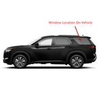 Tempered Driver Left Side Quarter Window Quarter Glass Compatible with Nissan Pathfinder 2022-2025 Models