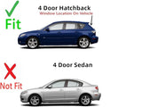 Heated Back Window Back Glass Compatible with Mazda 3 4 Door Hatchback 2004-2009 Models