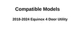 Clear Tempered Passenger Right Side Rear Door Window Door Glass Compatible with Chevrolet Equinox 2018-2024 Models
