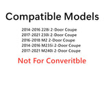 Tempered Driver Left Side Door Window Door Glass Compatible with BMW 228i 230i M2 M235i M240i 2-Door Coupe 2014-2021 Models