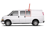 Privacy Stationary Driver Left Side Hinged Door Rear Window Door Glass Compatible with GMC Savana / Chevrolet Express 2003-2025 Models