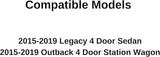 Passenger Right Side Front Door Window Door Glass Compatible with Subaru Legacy / Outback 2015-2019 Models
