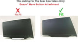 Passenger Right Side Rear Door Window Door Glass Compatible with Toyota RAV4 2013-2018 Models