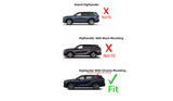 Chrome Moulding Style With Antenna Driver Left Side Quarter Window Quarter Glass Compatible with Toyota Highlander 2020-2025 Models