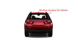 Clear Heated Back Tailgate Window Back Glass Compatible with Chevrolet Traverse 2018-2023 Models