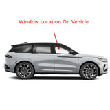 Laminated Passenger Right Side Front Door Window Door Glass Compatible with Lincoln Nautilus 2024-2025 Models