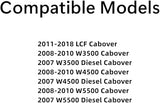 Passenger Right Side Front Door Window Door Glass Compatible with Chevrolet/GMC W3500 W4500 W5500 2008-2010 Models