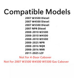 Rear Back Window Back Glass Compatible with Chevrolet / GMC LCF W3500 W4500 W5500 & Isuzu NPR NQR NRR 20007-2025 2-Door Cabover Models (Not For 4-Door , Or 2007 Gas Cabover)