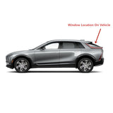 Heated Rear TailGate LiftGate Back Window Back Glass Compatible with Cadillac Lyriq 2023-2025 Models