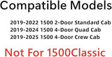 Laminated Passenger Right Side Front Door Window Door Glass Compatible with Ram 1500 Pickup 2019-2025 Models (Not For 1500Classic)