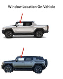Tempered Driver Left Side Front Door Window Door Glass Compatible with GMC HUMMER EV Pickup & SUV 2022-2025 Models