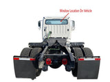 Stationary Back Window Back Glass Compatible with Freightliner Business Class M2 2005-2025 Models