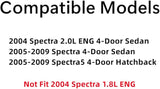 Passenger Right Side Front Door Window Door Glass Compatible with Kia Spectra Spectra5 Sedan & Hatchback 2005-2009 / 2.0L ENG Sedan 2004 Models