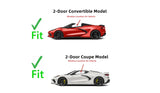 Tempered Driver Left Side Door Window Door Glass Compatible with Chevrolet Corvette 2020-2025 Models