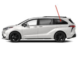 Tempered Driver Left Side Quarter Window Quarter Glass Compatible with Toyota Sienna 2021-2025 Models
