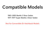 Tempered Door Window Door Glass Compatible with Beetle / Super Beetle 2-Door Sedan 1965-2003 Models Fit Both Side