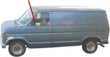 Glass Only Tempered Driver Left Side Front Vent Window Vent Glass Compatible with Ford Econoline 1985-1991 Models