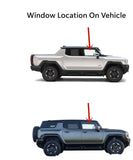 Tempered Passenger Right Side Front Door Window Door Glass Compatible with GMC HUMMER EV Pickup & SUV 2022-2025 Models