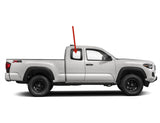 Clear Passenger Right Side Quarter Window Quarter Glass Compatible with Toyota Tacoma Pickup Extended Cab 2005-2015 Models
