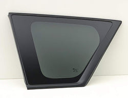 Black Moulding Driver Left Side Quarter Window Quarter Glass Compatible with Mitsubishi Outlander 2007-2013 Models