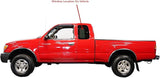 Privacy Driver Left Side Rear Quarter Window Quarter Glass Compatible with Toyota Tacoma Pickup 2 Door Extended Cab 1995-2000 Models