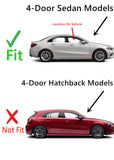 Tempered Passenger Right Side Front Door Window Door Glass Compatible with Mercedes Benz A-Class A200 A220 A35AMG 4-Door Sedan 2019-2022 Models