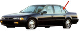 Driver Left Side Rear Vent Window Vent Glass Compatible with Honda Accord 4 Door Sedan 1990-1993 Models