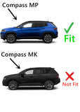 Tempered Driver Left Side Rear Door Window Door Glass Compatible with Jeep Compass MP 2017-2025 Models (Not For Compass MK)