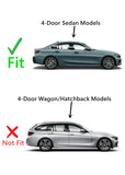 Tempered Passenger Right Side Rear Door Window Door Glass Compatible with BMW 3-Series 320i 330i 330e 4-Door Sedan 2019-2024 Models