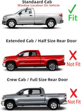 Driver Left Side Door Window Door Glass Compatible with Toyota Tundra Pickup 2 Door Standard Cab 2007-2018 Models