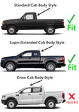 Driver Left Side Front Door Window Door Glass Compatible with Ford Ranger Pickup 2 Door Super/Standard Cab 2019-2023 Models