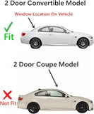 Passenger Right Side Door Window Door Glass Compatible with BMW 328i 335i 335is M3 2 Door Convertible 2007-2013 Models