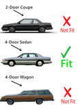 Driver Left Side Rear Door Window Glass Compatible with Buick Electra / Oldsmobile Ninety-Eight 1987-1990 & Buick LeSabre / Oldsmobile Delta Eighty-Eight / Pontiac Bonneville 1987-1991 4-Dr Sedan
