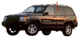 Driver Left Side Rear Door Window Door Glass Compatible with Jeep Grand Cherokee 1995-1998 Models