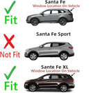 Heated Back Tailgate Window Back Glass Compatible with Hyundai Santa Fe 2013-2018 Models/ Santa Fe XL 2019 Models