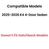 Heated Back Window Back Glass Compatible With Kia K4 4-Door Sedan 2025- 2026 Models