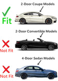 Tempered Passenger Right Side Door Window Door Glass Compatible with Mercedes Benz C300 C43AMG 2-Door Coupe 2017-2023 / C63AMG C63AMG S 2-Door Coupe 2017-2021 Models