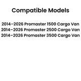 Heated Factory Privacy Back Window Back Glass Passenger Right Side Compatible with Ram Promaster 1500 2500 3500 Cargo Van 2014-2026 Models (Not For Promaster City Van)