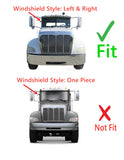 Laminated Passenger Right Side Front Windshield Window Glass Compatible with Peterbilt 200 300 325 330 335 337 340 348 349 353 357 359 365 367 378 378 379 384 385 386 388 389 1987-2022 Models