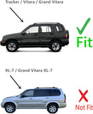 Driver Left Side Rear Vent Window Vent Glass Compatible with Chevrolet Tracker/Suzuki Grand Vitara/Suzuki Vitara 1999-2005 Models