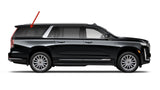 With Sensor Style Tempered Passenger Right Side Quarter Window Quarter Glass Compatible with Cadillac Escalade ESV 2021-2024 Models ( Not For Escalade )