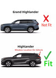Heated Back Window Back Glass Compatible with Toyota Highlander 2020-2025 Models