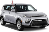 Passenger Right Side Front Door Window Door Glass Compatible with Kia Soul 2020-2025 Models